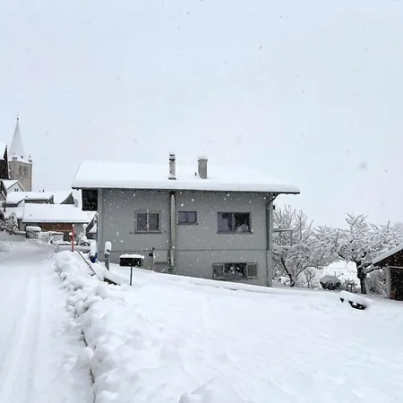 木屋 Modern For 8 Near Crans-montana - Terrace - Fireplace
