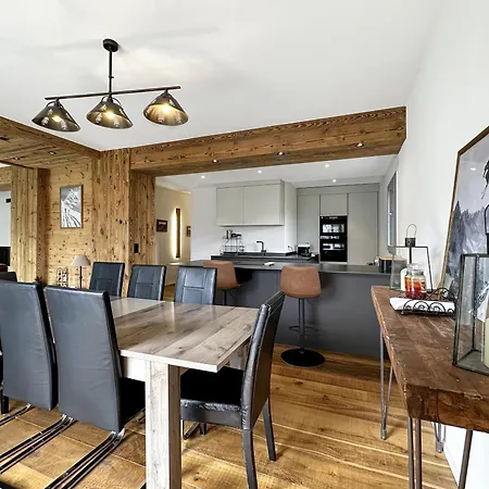 木屋 Modern For 8 Near Crans-montana - Terrace - Fireplace *