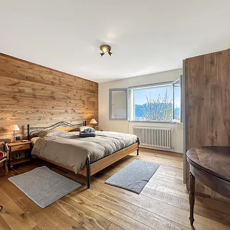 Modern For 8 Near Crans-montana - Terrace - Fireplace 木屋 *