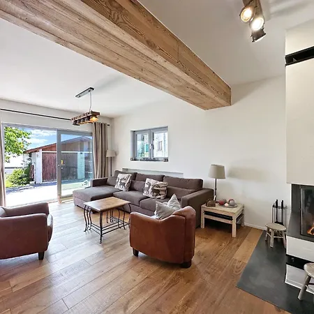 木屋 Modern For 8 Near Crans-montana - Terrace - Fireplace *