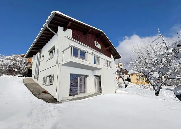 Modern For 8 Near Crans-montana - Terrace - Fireplace Chalet