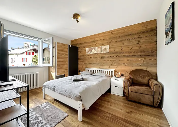 Modern For 8 Near Crans-montana - Terrace - Fireplace شاليه Lens